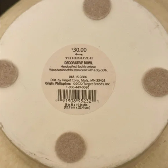 Threshold Textured Ceramic Decorative Bowl - Picture 6 of 6